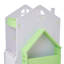 75cm H X 1cm W PVC Wood Plastic Board + Co-extruded Board + ABS No Subject Kids Bookcase