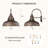 Outdoor Barn Light,Outdoor Wall Sconce,Farmhouse Porch Wall Lamp,Anti-Rust Front Door Lighting Fixture For House,Doorway,Patio,Garage(ORB+White)-210671579