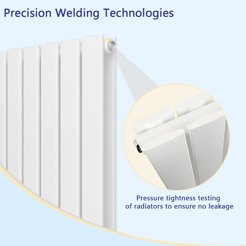Radiators Designer Radiator, White, 1800x408mm Double