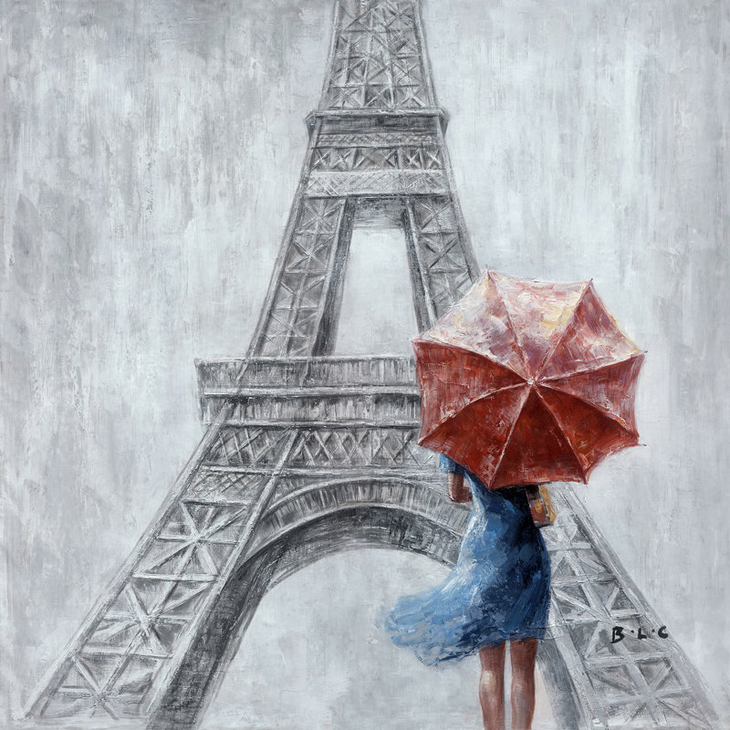 Antwi Parisian Grace sur toile, H 30 po x l 30 po x P 1,5 po