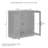 Yanilsi 36'' Kitchen Pantry