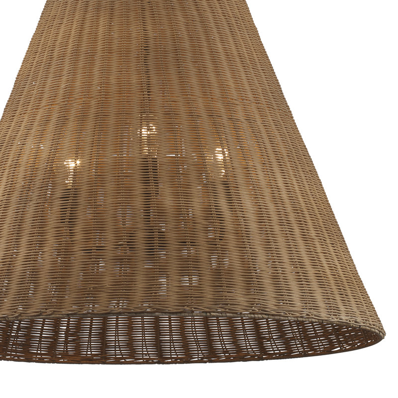 Luminaire suspendu tissé à 3 lumières Pippa
