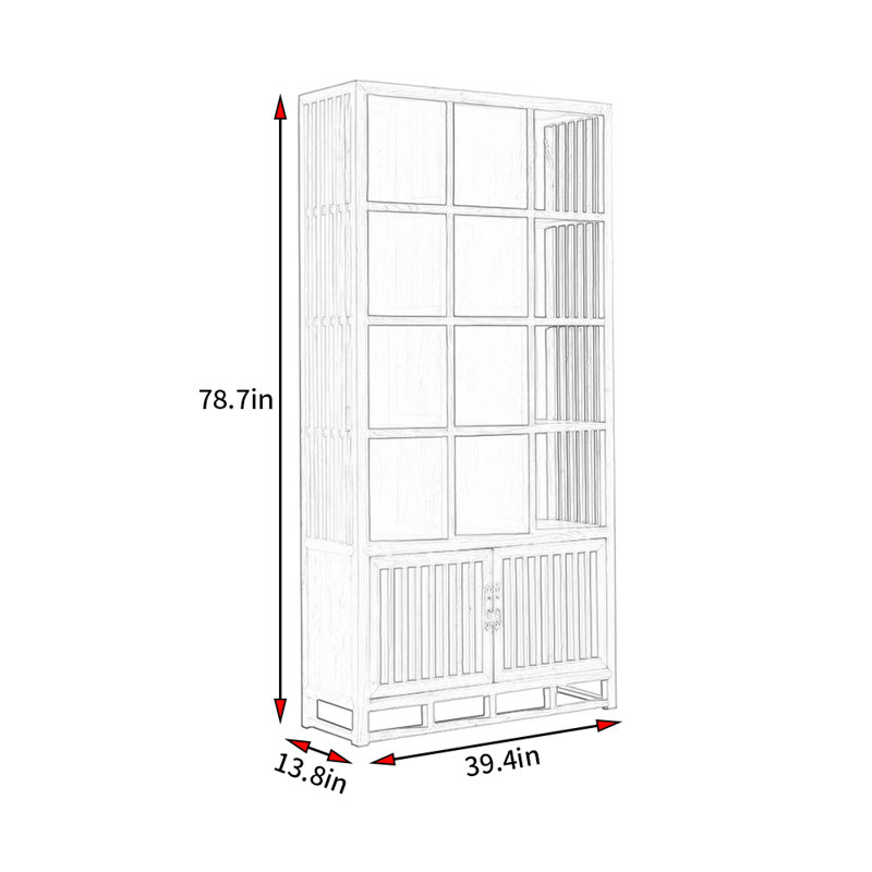 Nouvelle bibliothèque de style minimaliste chinois