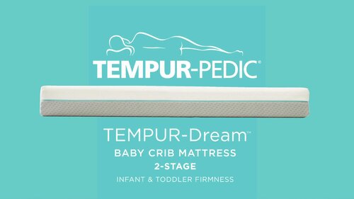 Lullaby Earth Mini Baby Crib Mattress -Dual Firmness Mattress with  Removable Washable Mattress Protector - Breathable Mattress for Baby Crib -  38 x