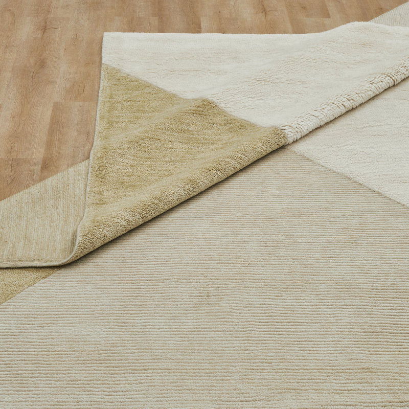 Arlo Hand Tufted Wool Geometric Area Rug, 2'6" x 10'