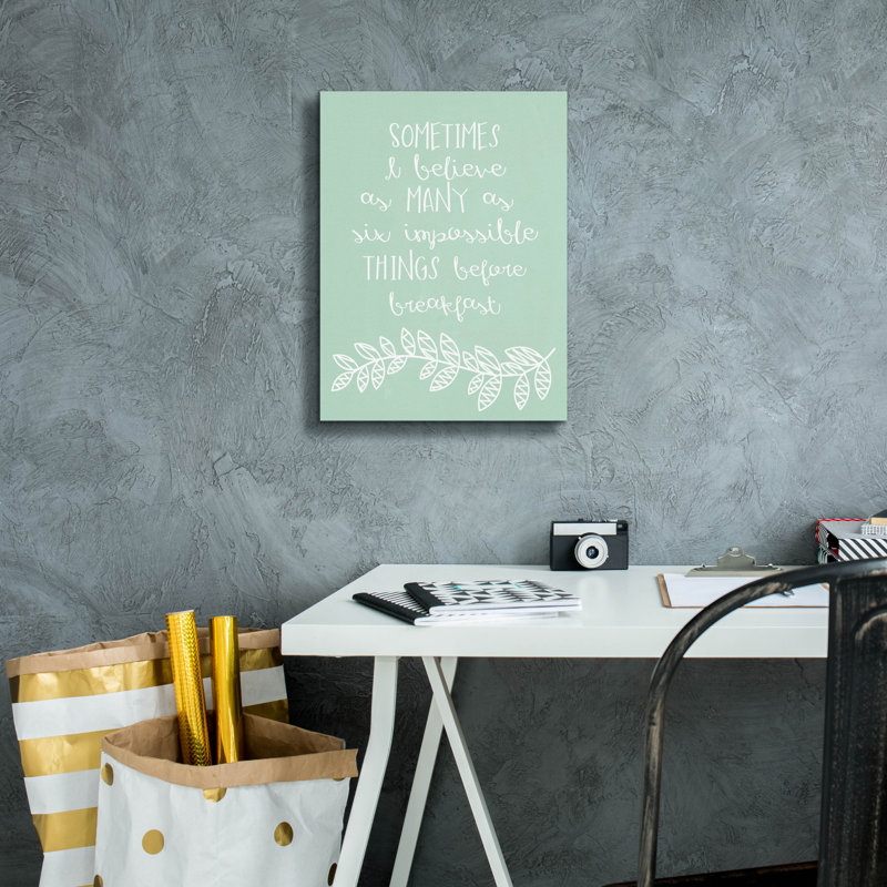  «Impossible» par Erin Clark, art mural sur toile, 40 po x 54 po, H 16 po x l 12 po x P 0,75 po