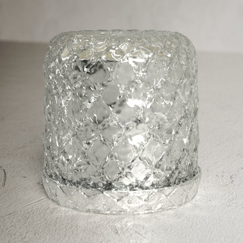 8'' Glass Tabletop Tealight Holder