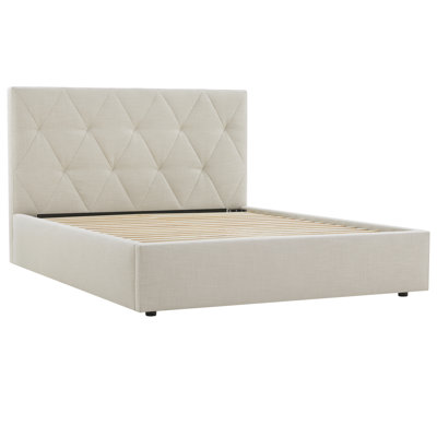 Lit plateforme tapissier Jayla Diamond