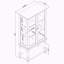 Vitrine lumineuse Curio Cabinet