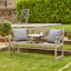 Aarna Solid Wood Acacia Outdoor Bench-1141118686