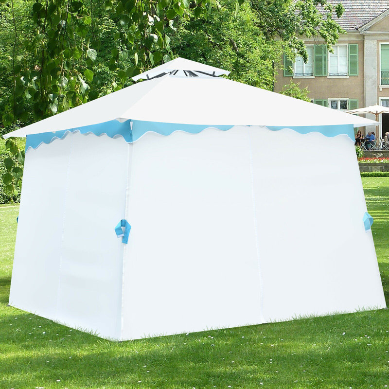2 niveaux 10 pi. L 10 pi. D Pavillon de jardin en acier