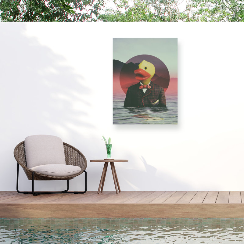 Toile d'extérieur en caoutchouc Ali Gulec Ducky, H 14 po x l 19 po