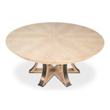 Tower Round Solid Oak Dining Table