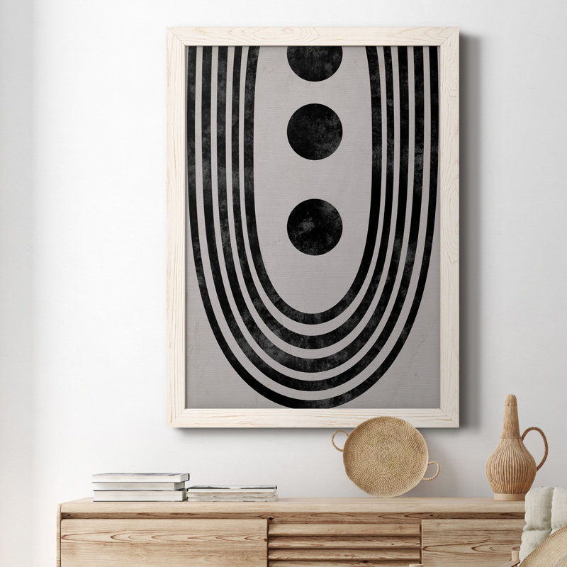 «Tubular Abstract II», peinture sur toile encadrée, H 20 po x l 17 po x P 1,5 po, Blanc