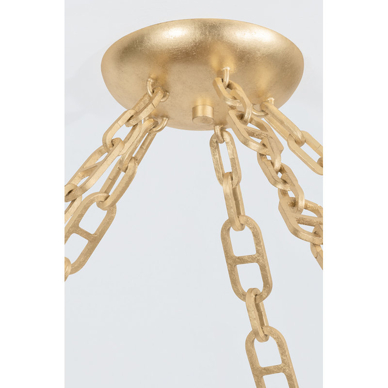 Riviere Light Integrated LED Chandelier by Noz Nozawa for Corbett Lighting, 73.5" H x 51.5" W x 51.5" D