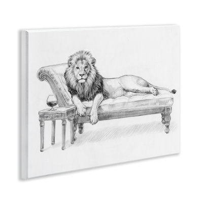 Lounging Beast Lion Wall Plaque, design by Victoria Barnes