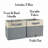 RiverRidge Kids 2pc Two-Tone Fabric Collapsbilble Cube Storage Organizers with Handles-774952895