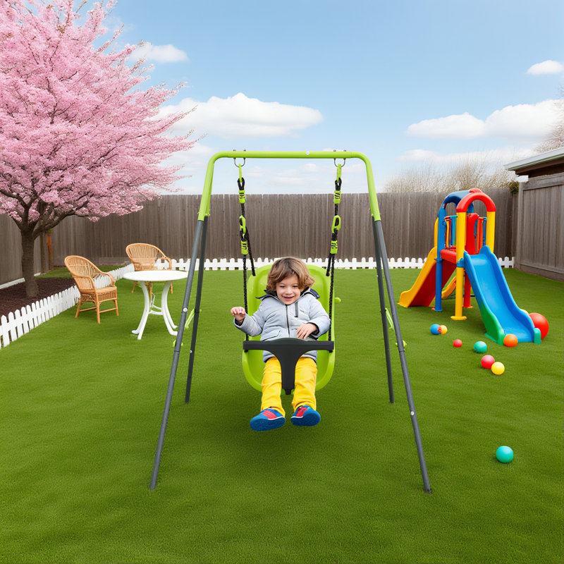 Balançoire pour bébé d'intérieur / extérieur avec siège de sécurité XNS001