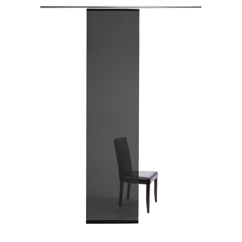 Susana Track Insert Sheer Sliding Panel, Black