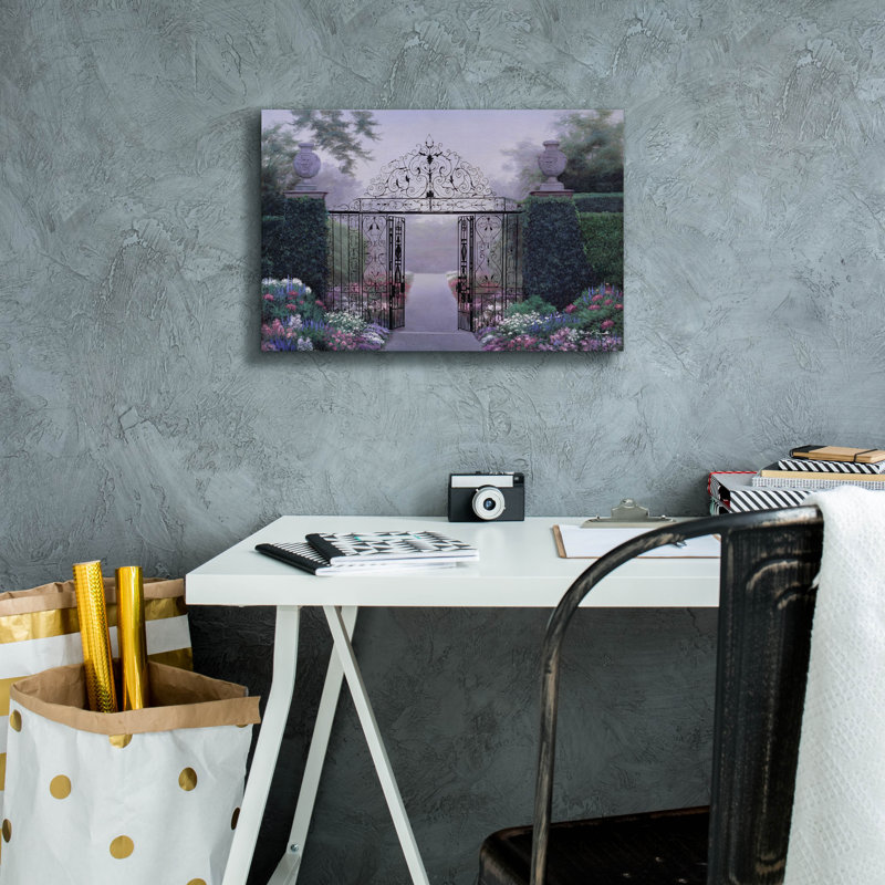 «Elegant Garden» par Diane Romanello, H 12 po x l 18 po x P 0,75 po