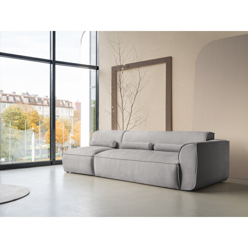 Flex Felix 3 Seater Seating Component, Right Hand Facing, Grey