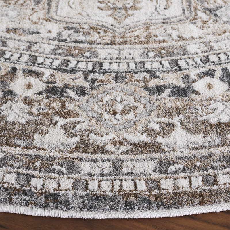 Finley 308 Performance Oriental Rug, Round 6'7"