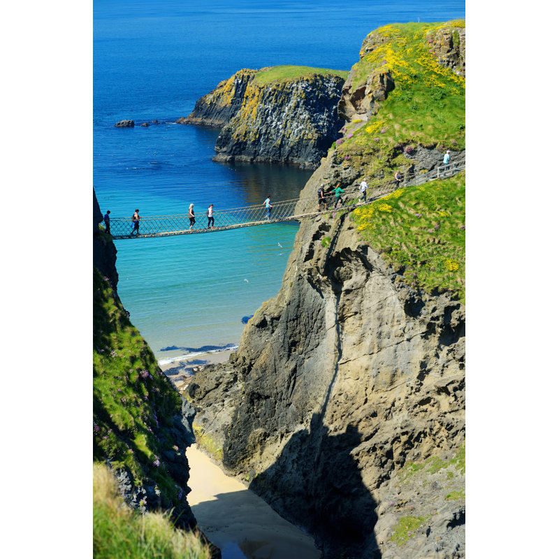 Carrick-a-Rede - Wrapped Canvas Print, 122cm H x 81cm W