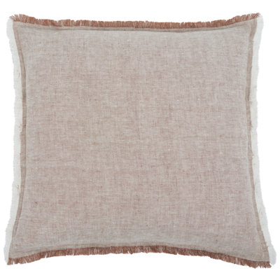 20x20 Pillow in Blush/White