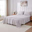 Ensemble de draps en jersey de coton chiné Kathy Ireland 4 pièces-134022876-134022880