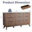 Commode 9 tiroirs cannelée-96596794