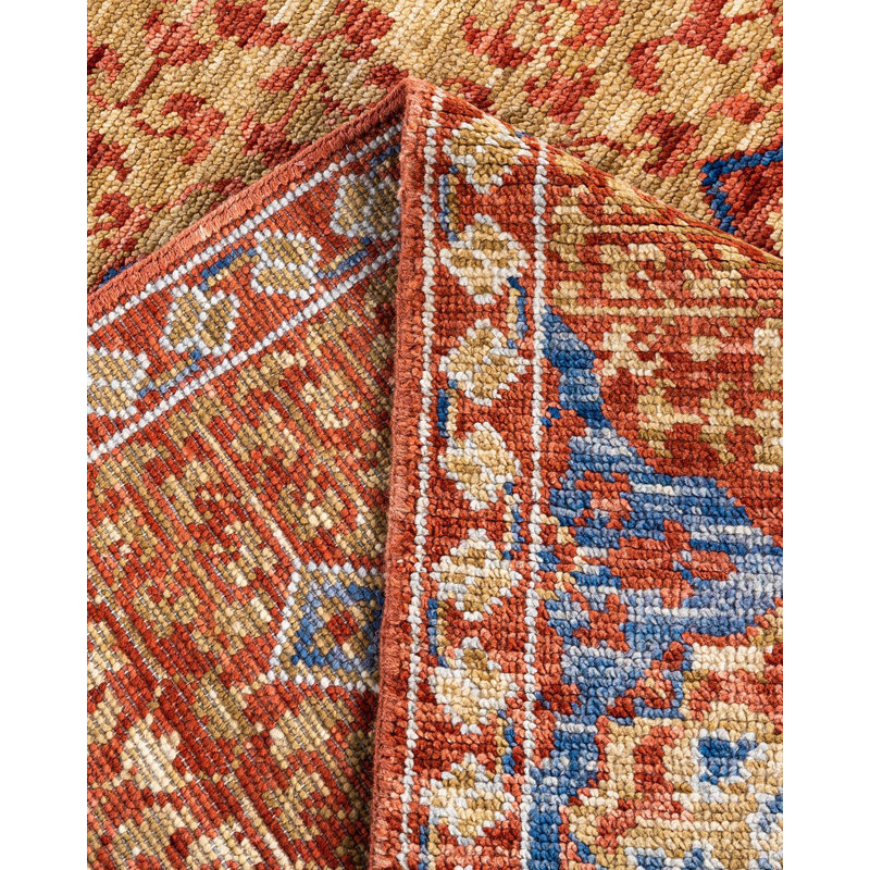 Overdyed One-of-a-Kind Rectangle 8'1" X 10'3" Hand Knotted Area Rug