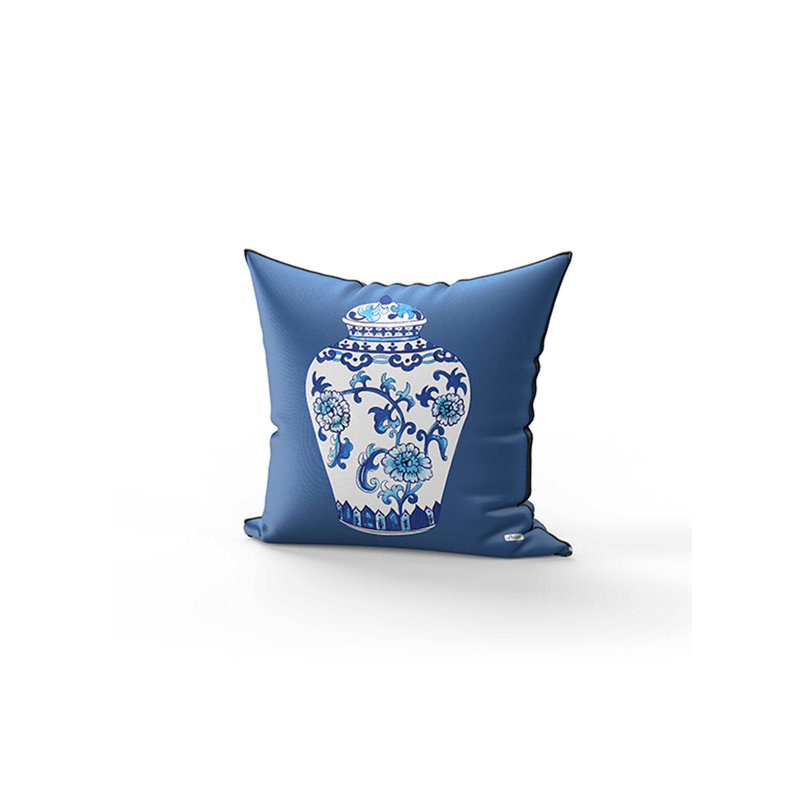 Polyester Throw Square Pillow Cover & Insert