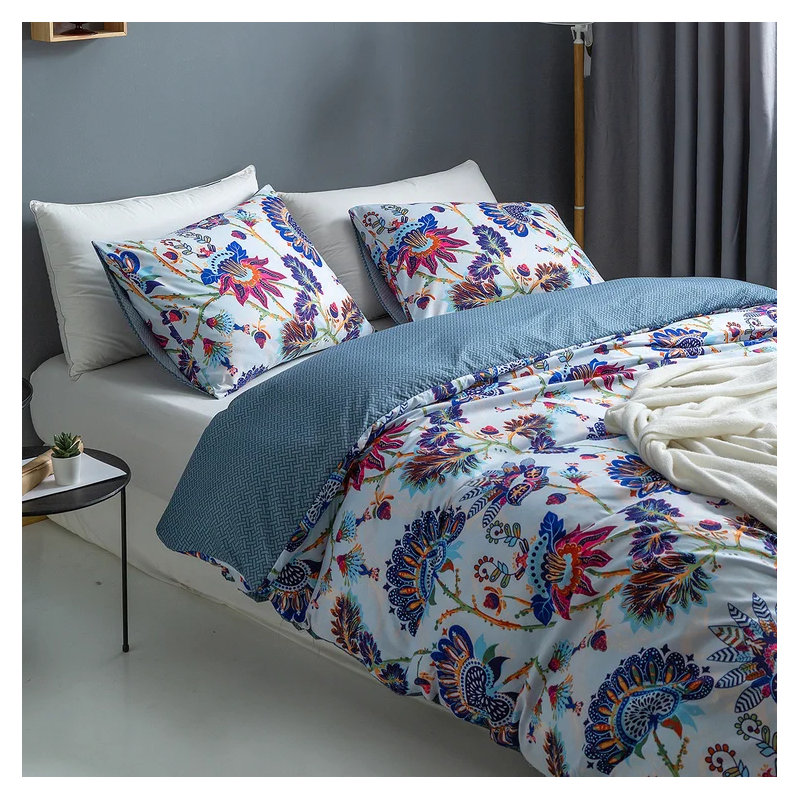Polyester Paisley Duvet Cover, Twin Duvet Cover + 1 Sham