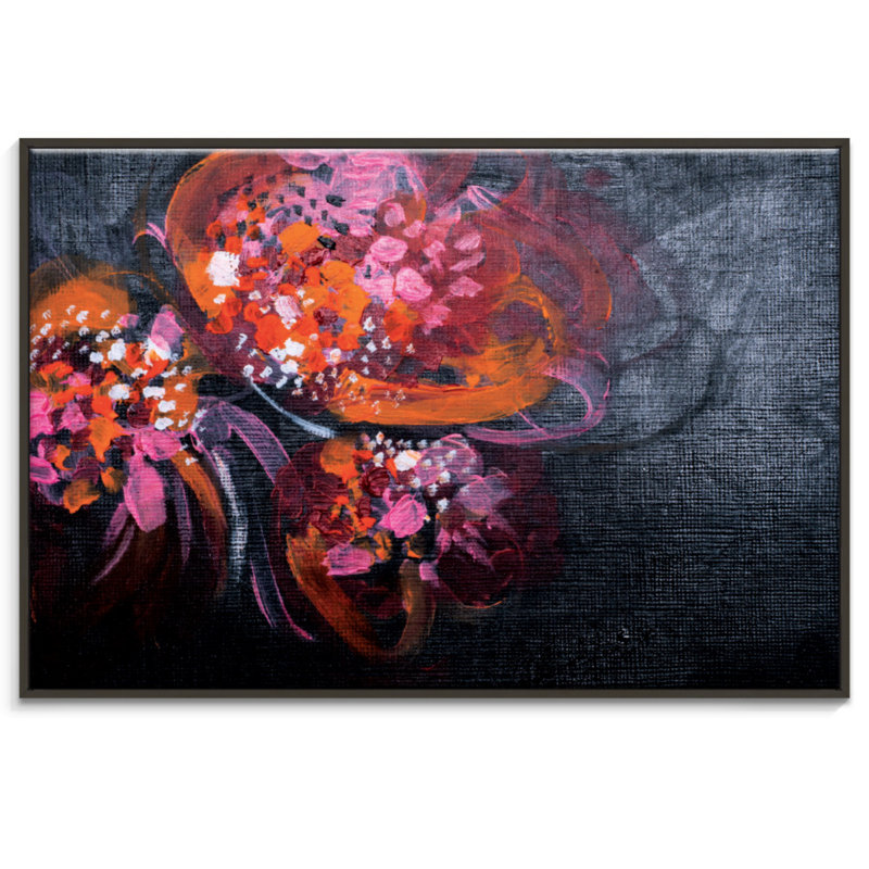 Amanda Morie - Painting on Canvas, Timber Floater Frame, 51cm H x 76cm W