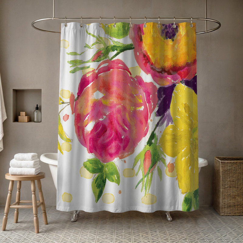 Rideau de douche simple Whitewell