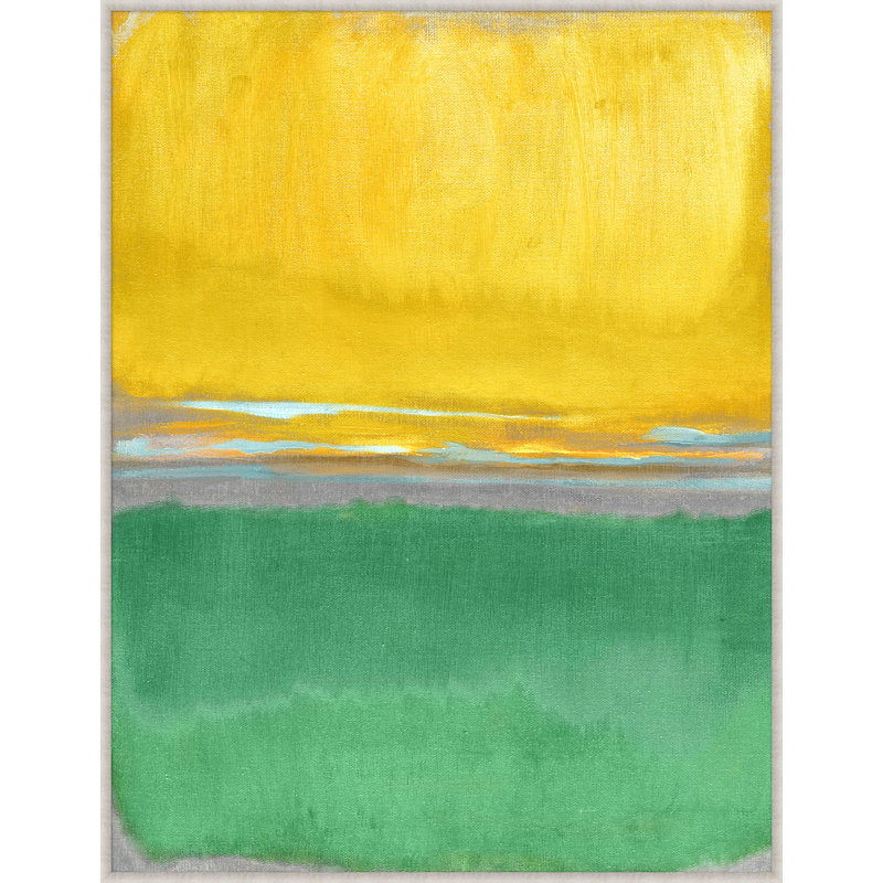 Verde 2' Framed Print on Canvas