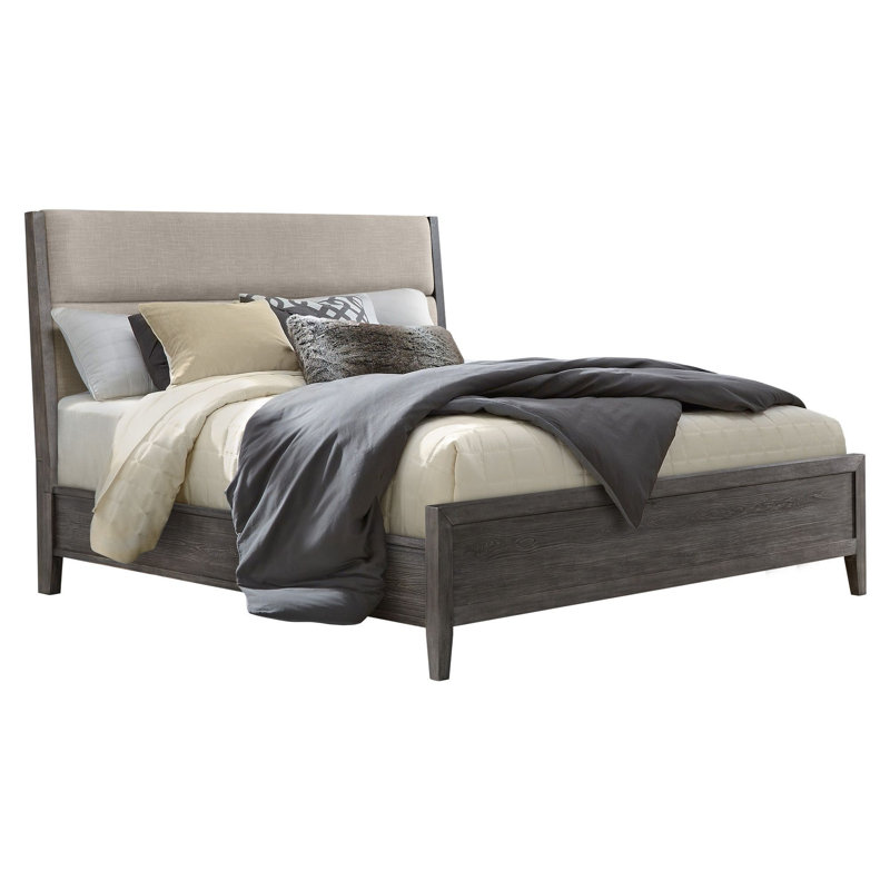 Raavi Solid Wood Platform Bed, King