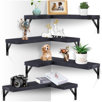 Gilbertown 4 Piece Corner Floating Shelf