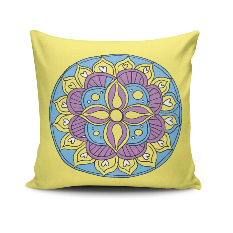 Batmanjali Indoor / Outdoor Floral Square Cushion