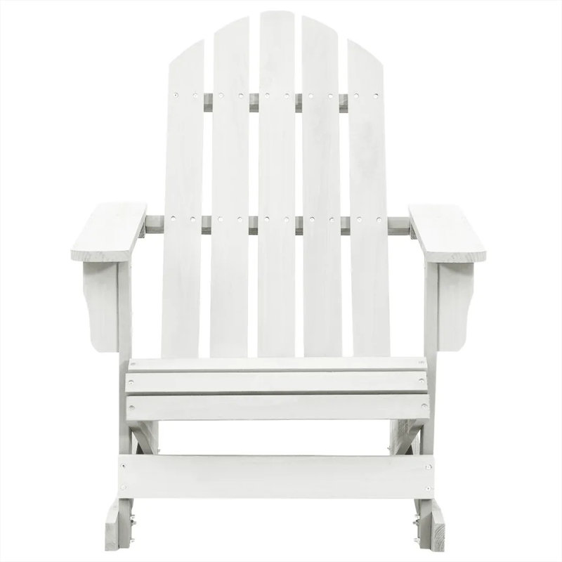 Chaise de jardin Adirondack, Blanc