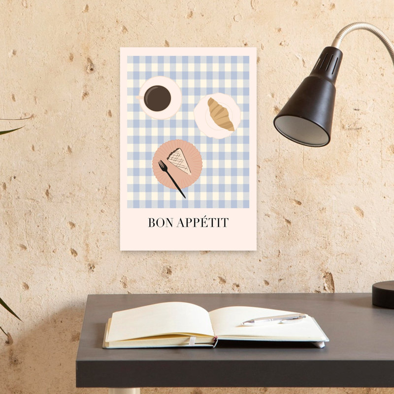 Sweet Parisian Breakfast by Talitha McQueen - Wrapped Canvas Print, 45.72 cm H x 30.48 cm W
