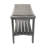 Coastal Vogue Harmony 30" Teak Shower Bench with Shelf Antique Gray Shower Bench for Inside Shower