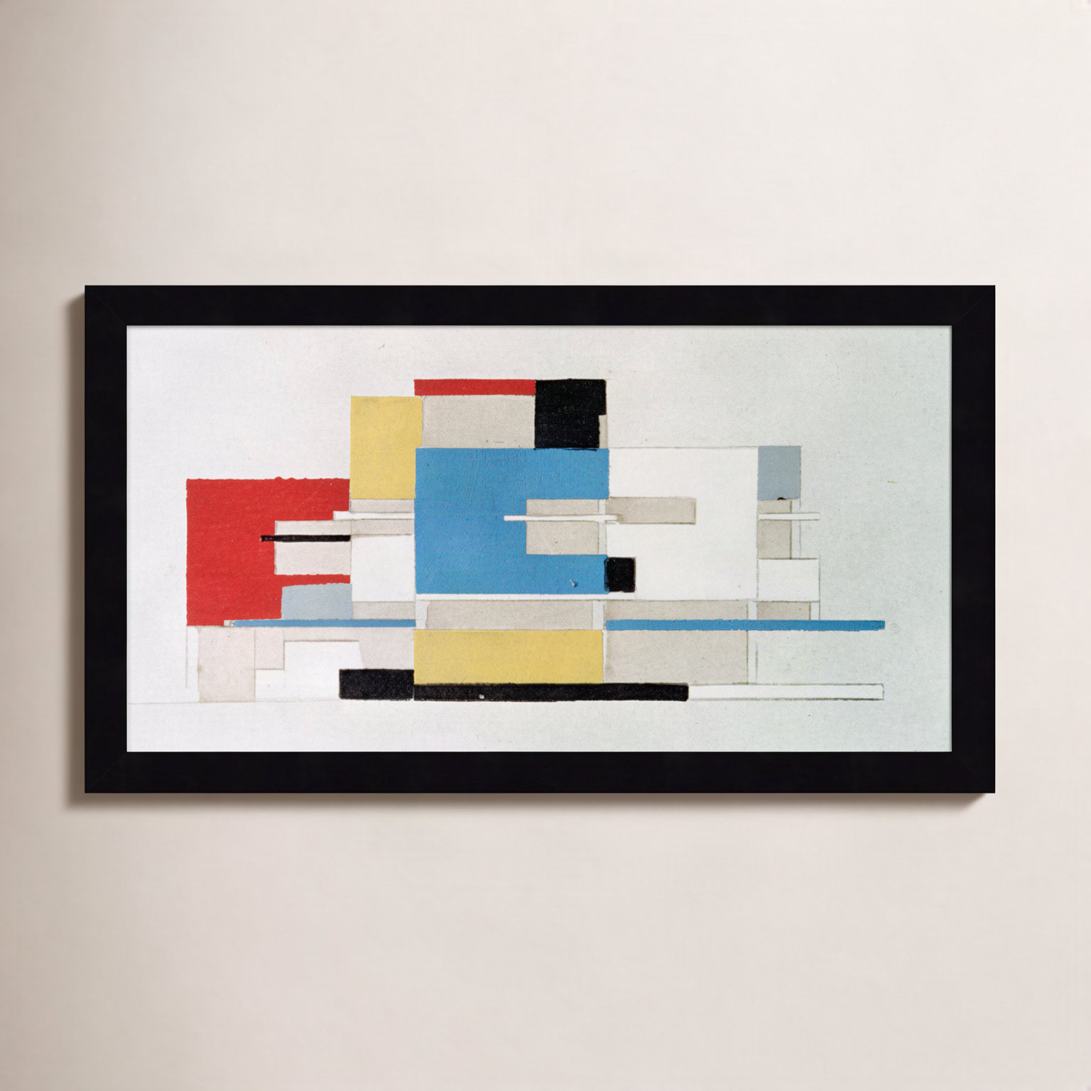 Earling "Colour Study for Architecture" Print, 10" H x 17" W, Black
