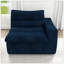 Canapé Lazy, méridienne moderne avec accoudoir à droite, canapé à billes confortable, convient au salon, bureau de chambre à coucher-118043806