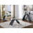 Hilry 47'' Glass Top Console Table-6628405