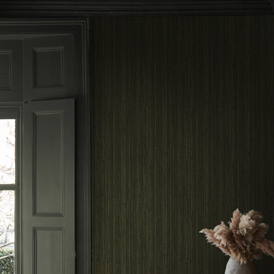 Fibre Stripe Forest Wallpaper