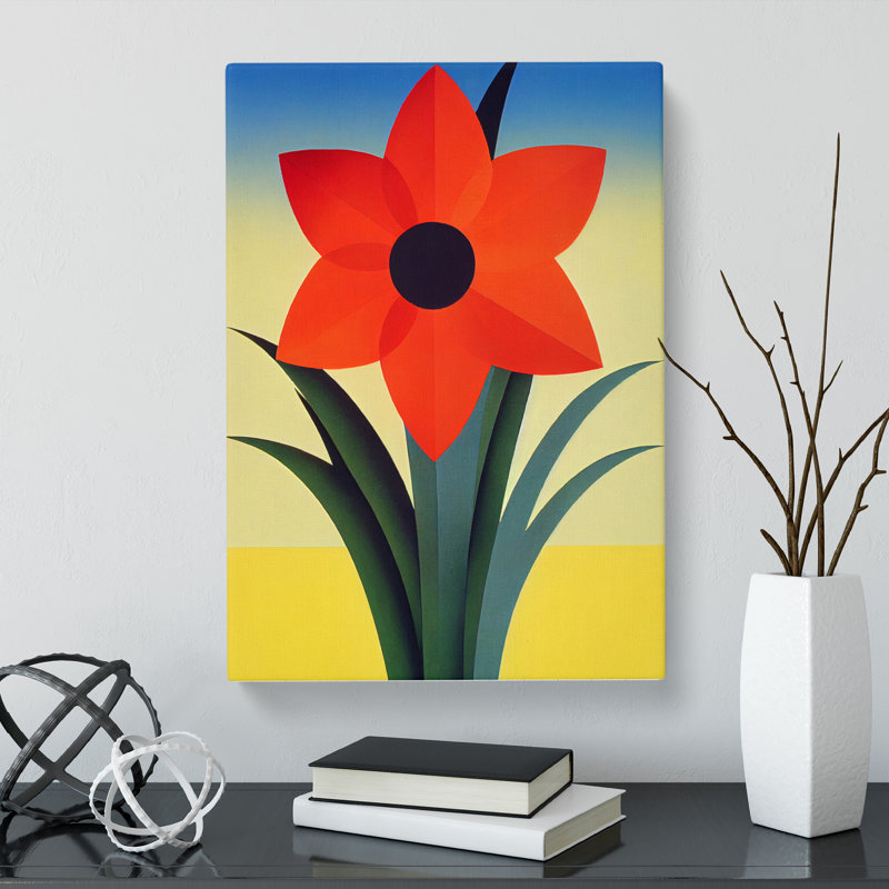 Daffodil Flower - Wrapped Canvas, 76cm H x 50cm W x 3cm D