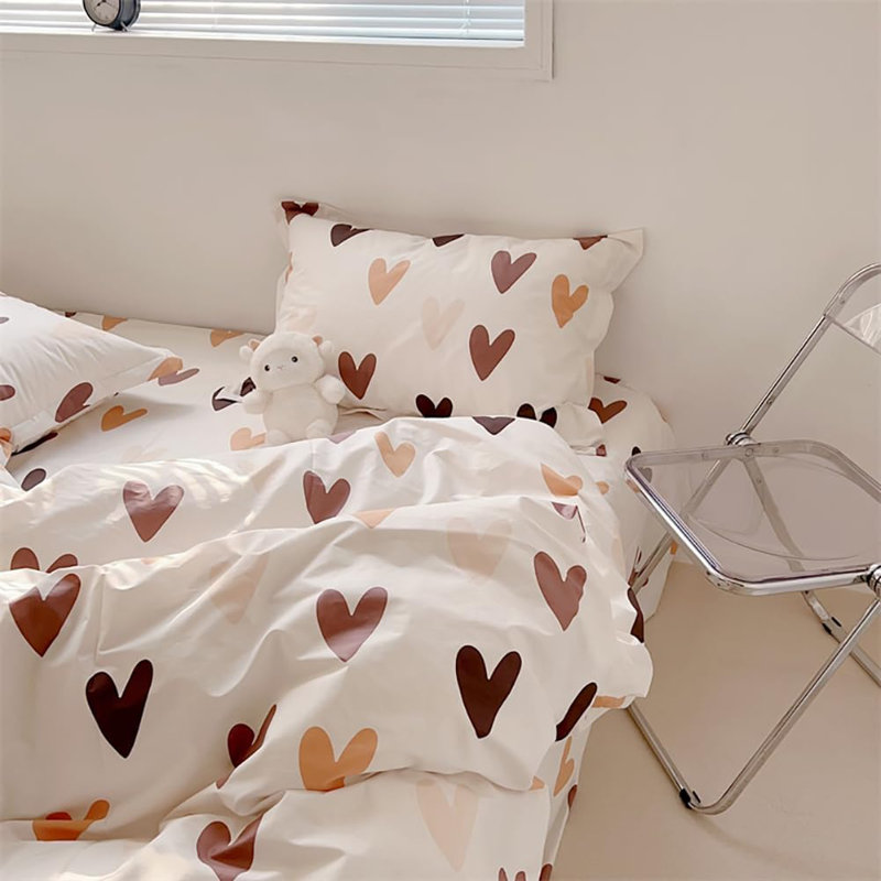 Ensembles de literie à fermeture à glissière, Housse de couette pour très grand lit + 2 taies d