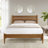 Ashlie Queen Size Solid Wood Bed-351945627