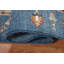 Tapis de style oriental fait à la main bleu Kazak 6